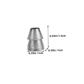 KONTONTY 25Pcs Iron Axe Handle Wedge Accessories for Tool Fixing Durable Lightweight Wedges for Hammer Axe Gardening Tools Versatile Repair Supplies for Carpenters Builders