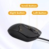 Universal Wired USB 2.0 Optical Mouse Mice for PC Laptop
