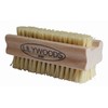 Lilywoods Extra Tough Wooden Nail Brush with Double Sided Strong