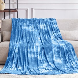 Guohaoi Cooling Blanket (90"x108"King Size) for HotSleepers,Decortive Tie Dye,Absorbs Heat to Keep Body Cool for Night Sweats,Arc-Chill Q-Max >0.5Cool Fiber,Keep Cool,All-Season.