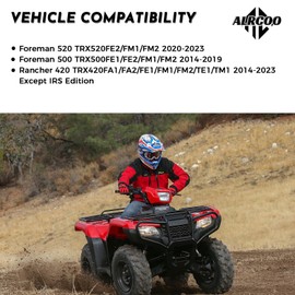 ALRCOO Wheel Bearing Seal O-Ring Kit for Honda Rancher 420 TRX420 2x4 4x4 Foreman 500 520 TRX420 TRX500 TRX520 2014-2023 OEM# 91055-HN5-681 91255-HA0-681 91320-HM7-702