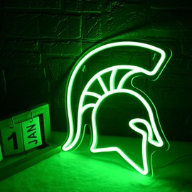 University Neon Sign for Wall Decor University Football Team Neon Light College Team Logo LED Sign for Man Cave Dormitory Bar Club Birthday Gifts for Sport Fans College Student USB Powered(ZKXD180)