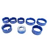 TOTMOX Center Console Knob Audio Air Conditioning Knob Trim Ring