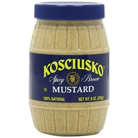 Kosciusko Spicy Brown Mustard, 9 oz