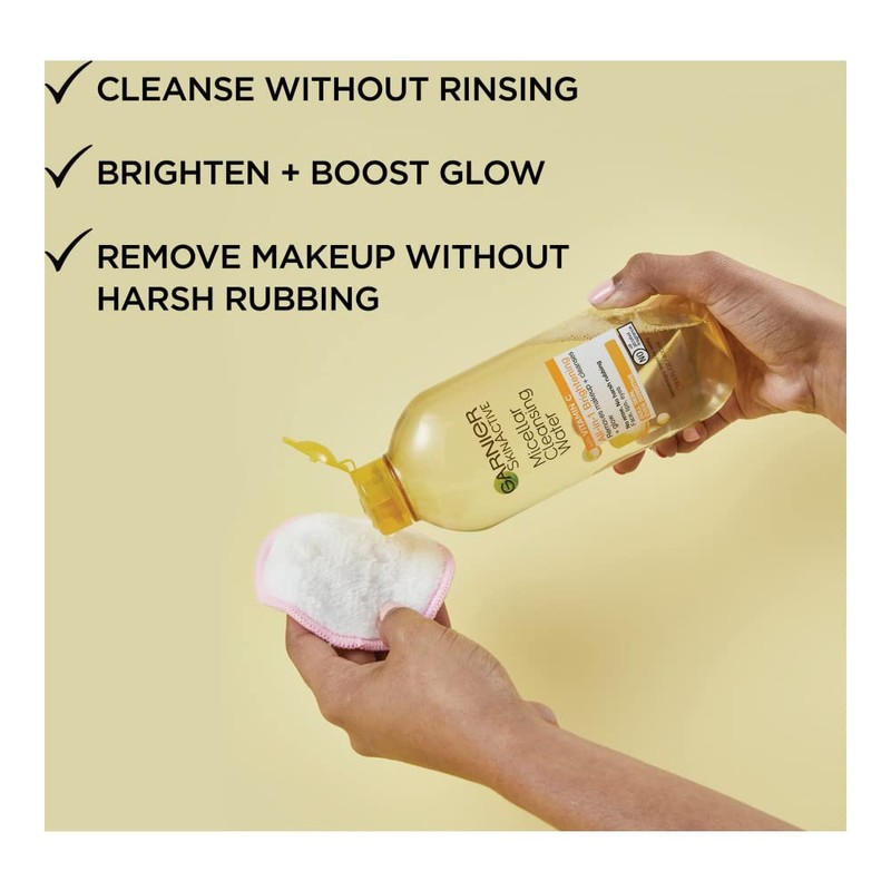 Garnier, SkinActive Micellar Vitamin-C Cleansing Water, 3.4 Fl Oz