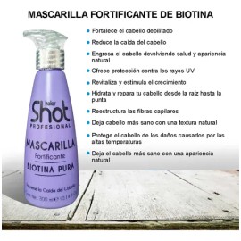 Mascarilla Biotina Cola De Caballo Anticaida Caída Cabello