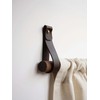 KEYAIIRA - Curtain rod holder leather curtain rod bracket holders
