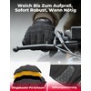 KEMIMOTO Motorrad Handschuhe Herren mit PU-Schaum, Touchscreen Anti-Rutsch Motorradhandschuhe, Sport