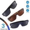 LADEESSE 3 Pack Reading Sunglasses For Men/Women - Fashion UV400