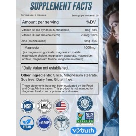 Magnesium 2-Pack Magnesium 7 Complex – Advanced Magnesium Blend for Daily Wellness-120 Cap