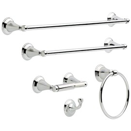 DELTA Windemere 24 inch Towel Bar, Chrome, Bathroom Accessories, 70024
