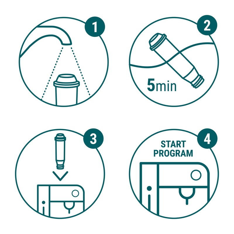 Sillar 8 Pack Water Filter, Water Filter Replacement for Krups
