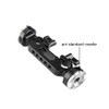NICEYRIG 15mm Double Hole Rod Clamp with ARRI Standard Rosette