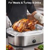 SMARTAKE Foil Electric Roaster Liners, 2-Count Disposable Turkey Oven Cooking