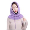 Yekeyi Winter Knitted Cashmere Ski Mask Outdoor Hat for Women,