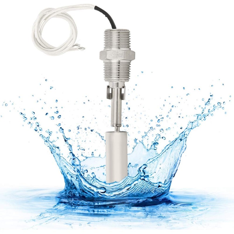 Liquid Water Level Sensor, 304 Stainless Steel 1/2NPT Male Thread