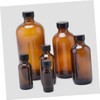Alipis 4Pcs Bottle Amber Storage Bottles with Screw Caps for