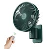 LEMOISTAR 8 Inch Small Wall Mounted Fan with Remote Control,