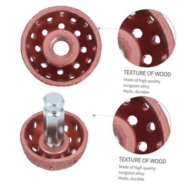 Healeved Automotive Shop Tool Tire Buffing Wheel Coarse Bowl Tool for Tire Polishing