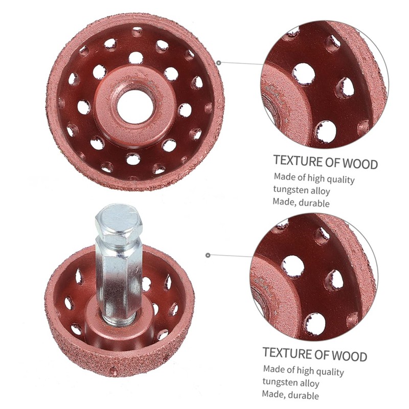 Healeved Automotive Shop Tool Tire Buffing Wheel Coarse Bowl Tool