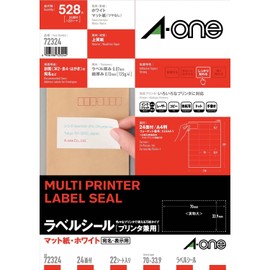 A-One 72324 Label Stickers, 24 Labels per Sheet, 22 Sheets