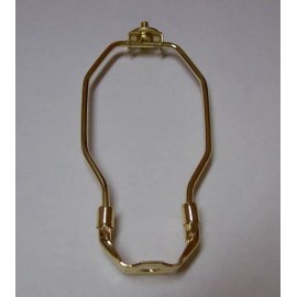 Lamp 8 1/2" TALL BRASS PLATED REGULAR LAMP HARP LAMP PART NEW 54044J