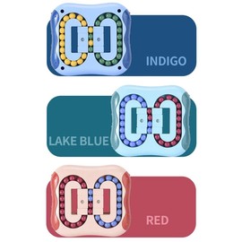 JHBEMAXS Magic Bean Cube Rotating Puzzle Fidget Toys Anti Stress Ball IQ Games Educational Sensory Easter Gift for Boys Girls Kids Children Adults (Pack of 3 Pieces)