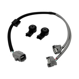 YCUPONE 2Pcs Knock Sensor and Harness Kit 89615-06010 Compatible with ES330 GS430 GX470 IS250 IS350 4Runner Avalon Camry Corolla Highlander Matrix Prius RAV4 Solara Tacoma Tundra Venza Yaris