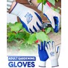 24 Pairs Gardening Gloves for Men Women Rubber Coated Work