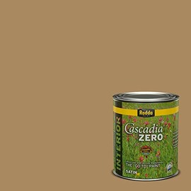 Rodda Paint CASCADIA ZERO Interior Satin Paint & Primer in One, Quart, Rich Oak