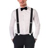 Buyless Fashion Suspenders for Men - 48" Elastic Adjustable Straps