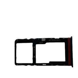 SIM Card Tray SD Card Holder Slot Replacement Compatible with TCL 30 XL T671 (Black)