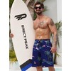 ERECT PEAK Mens Flamingo Swim Trunk Seaside Trunk Quick Dry