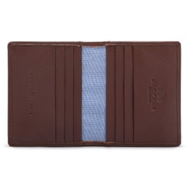 The Hoxton Two Fold Leather Credit Card Holder by Gryphen (Brown)