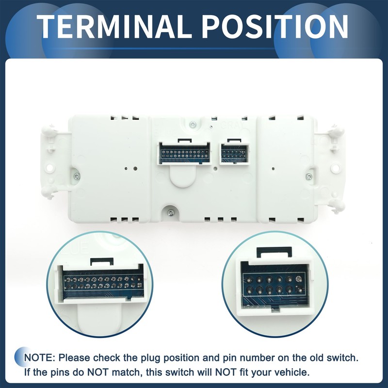 INFINAUTO No.15832311 Climate Control Module for Hummer H2 2003-2007 Heater