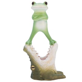 Tealife Daikai Copeu 621563 Mascot Frog Frog Kopo Crocodile and Extreme Frog W4.5 D3 H 7.8 cm