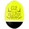 Sorbé Ellipse Yellow Medium Throughout Float Grey Conical Float (-00) 0.4 oz (12.30 g) / Ellipse Yellow)