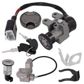 WATODAY GY6 49cc 50cc Scooter Ignition Switch, 50cc Key Ignition, Ignition Switch Key Lock for GY6 49cc 50cc TaoTao Peace Roketa Jonway NST Tank GY6 Scooter Moped