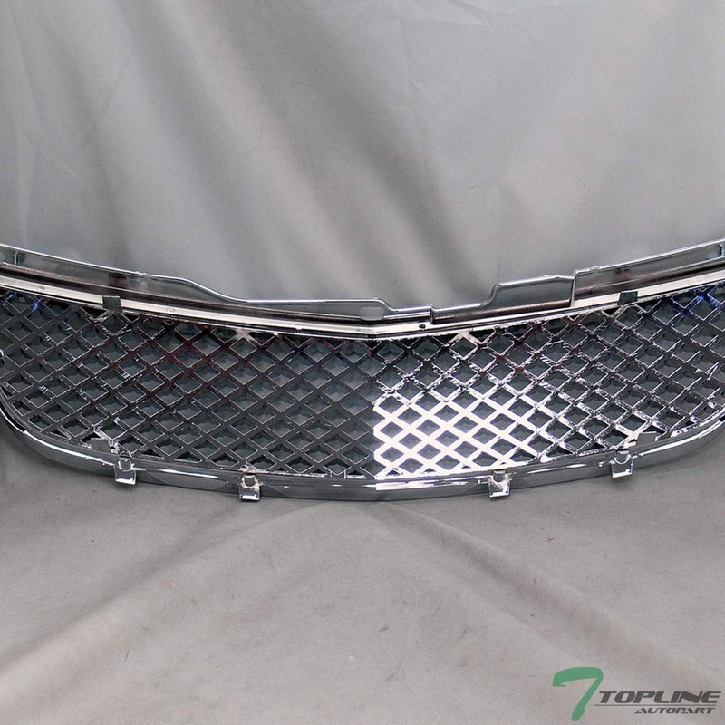 TLAPS 7422438672612 Compatible With 2000-2005 Chevy Impala Chrome Mesh Front