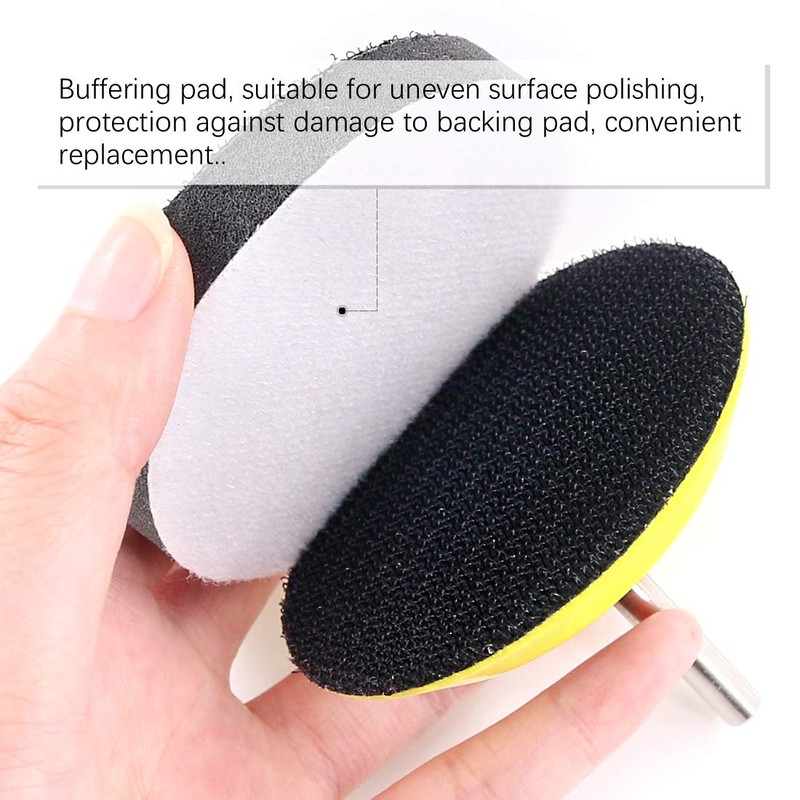 Swpeet 10Pcs 3 Inch (75mm) Sanding Discs Pad Kit, Including