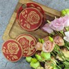 Mango Steam Set of Six Rose Decorative Coasters For Drinks