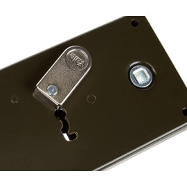 Yale YAH36G Horizontal Wall Lock with 2 Keys Left Version for Interior Door, Khaki, Gauche