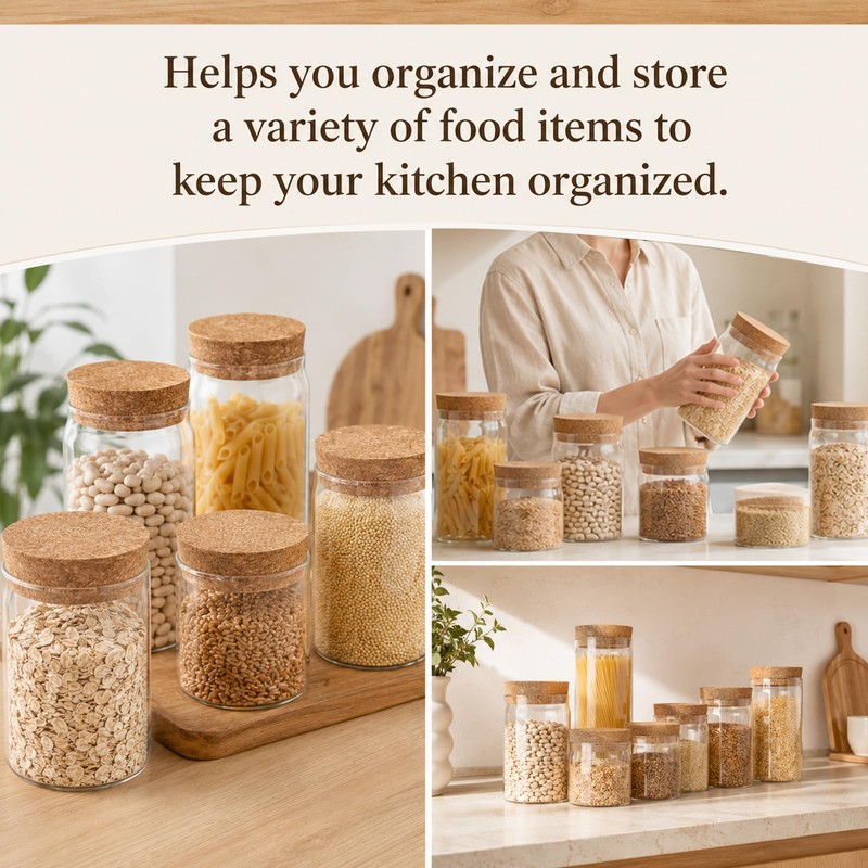 2 Pcs 3~3.5 Inch Tapered Cork Stoppers, Cork Bottle Stoppers