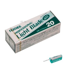 Feather Professional Braid Light Braid, Pack of 20 (Blade Thickness: 0.01 inches (0.254 mm))