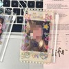 Cute Photocard Holder Postcard Lomo Cards Keychain Holder (Yellow)