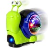 Hunfur Luminous Crawling Snail Baby Toy, Auto Obstacle Avoidance, Projection