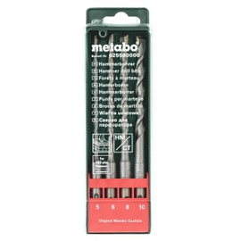 Metabo 625580000 4 Piece Drill SDS-Plus Drill Bit Set