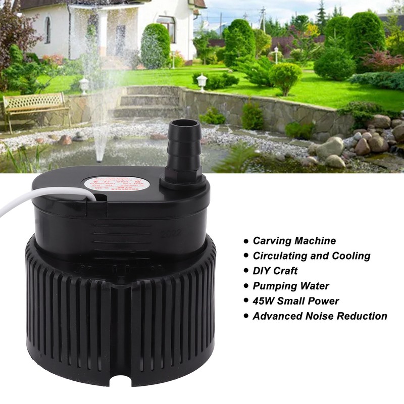 Submersible Pump 45W 380V Low Noise Stable Output Plastic Casing