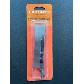 Fiskars 2 Pack FISKARS Extra Fine Serrated Saws, Replacement Blades, Smooth Finish