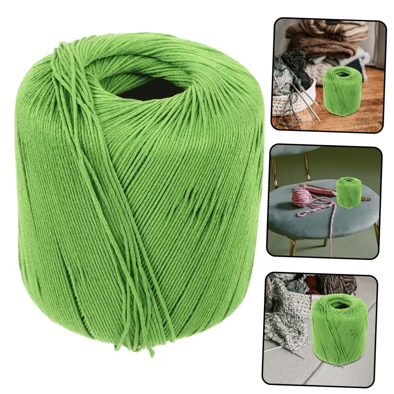 CORHAD 1 Roll Multi Function Cotton Crochet Yarn Durable and